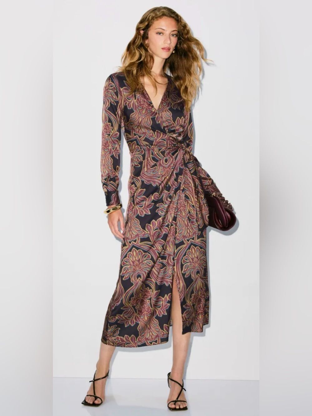Misa Floral Printed Eliza Dress Size Medium